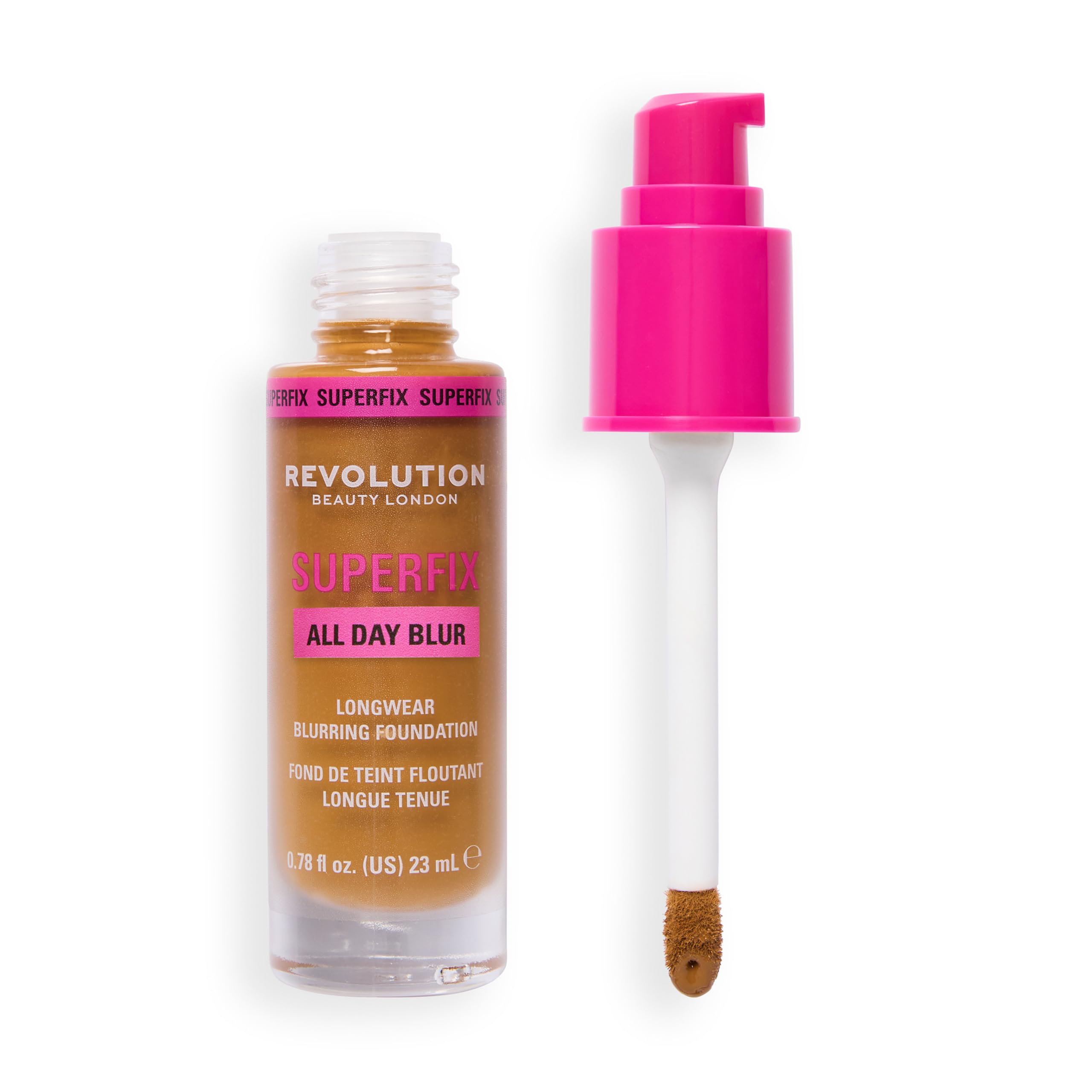 Revolution Superfix Blur Longwear Foundation, F13.5N, 23ml