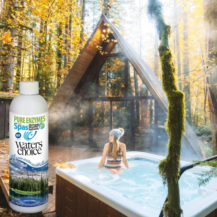 Miniatura 3 de Waters Choice - Enzimas puras para spas, cuidado del agua de spa orgánico natural, limpiador de bañera de hidromasaje, tratamiento de cuidado del