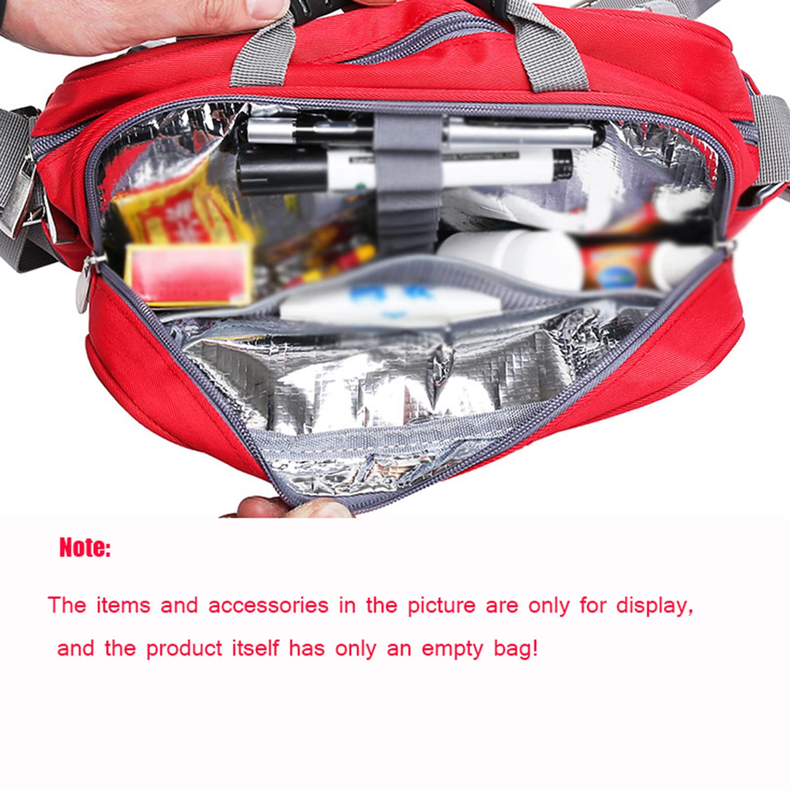 Tragbare Reise-Erste-Hilfe-Tasche, Leere, langlebige und wasserdichte Tasche, Erste-Hilfe-Tasche, unverzichtbare Überlebensausrüstung, für Zuhause, Büro und Outdoor-Abenteuer