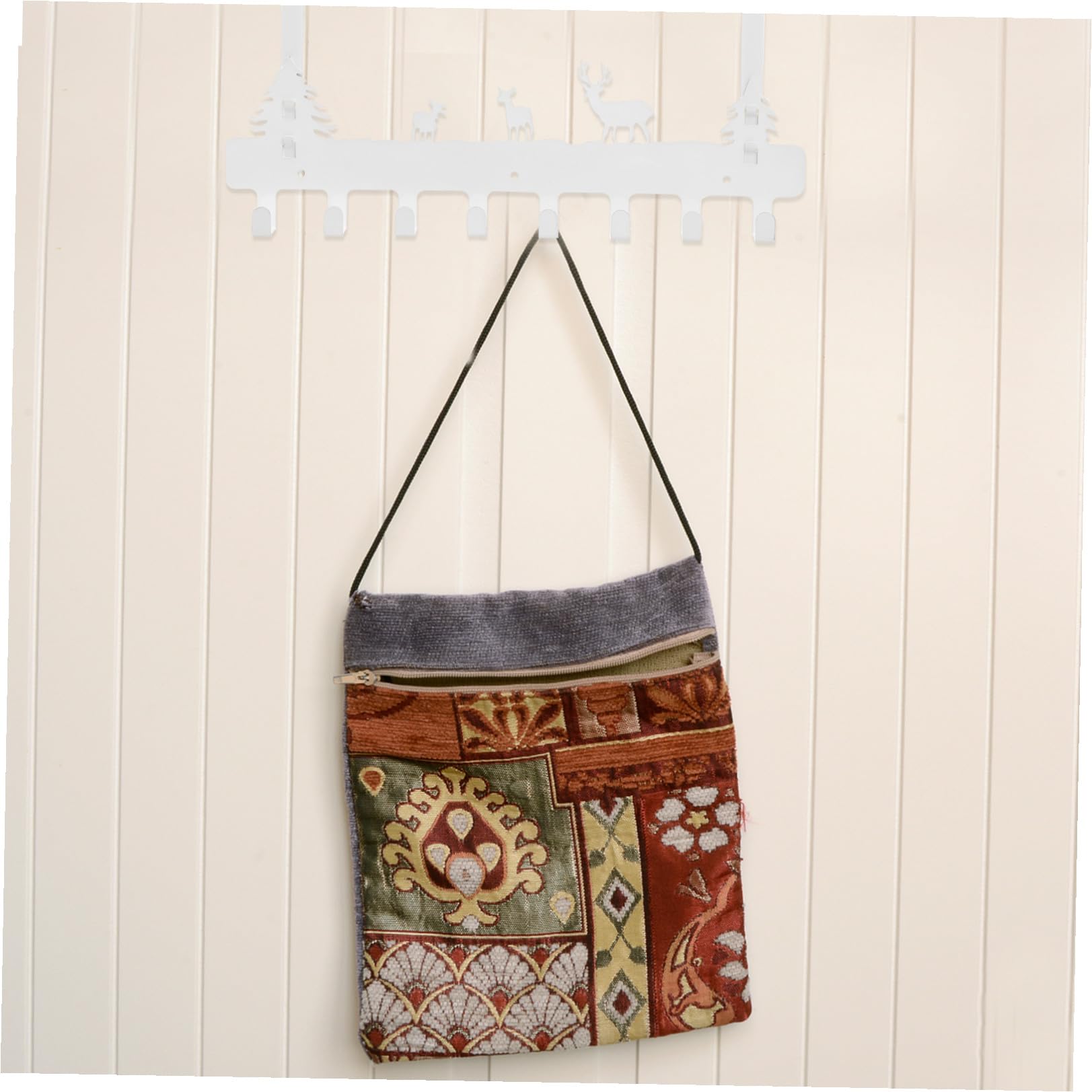 Alipis Gancho para Puerta sin Clavos de Hierro Resistente Diseño Sencillo para Colgar Ropa, Sombreros y Bolsos en Baño y Armario