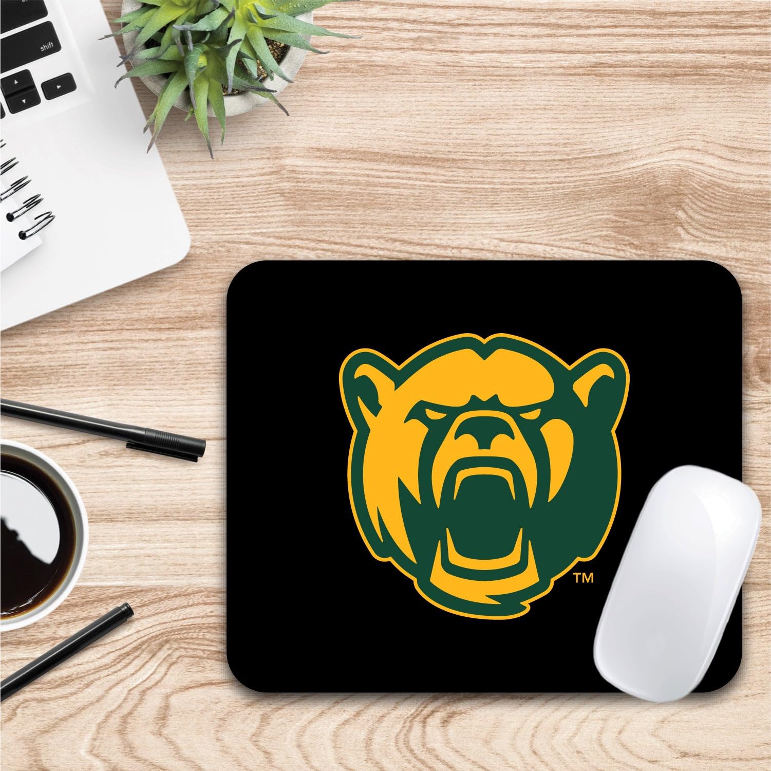 Mouse Pad, Fabric, Baylor University Standard/Classic Black