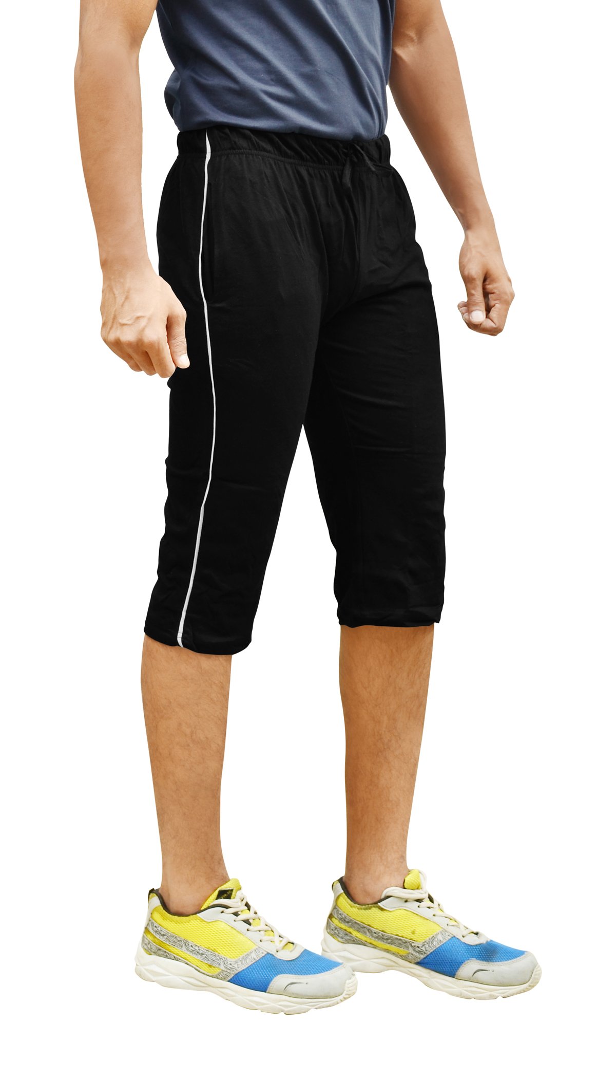 MOTUS Men's Cotton Casual 3/4 Capri Combo 1