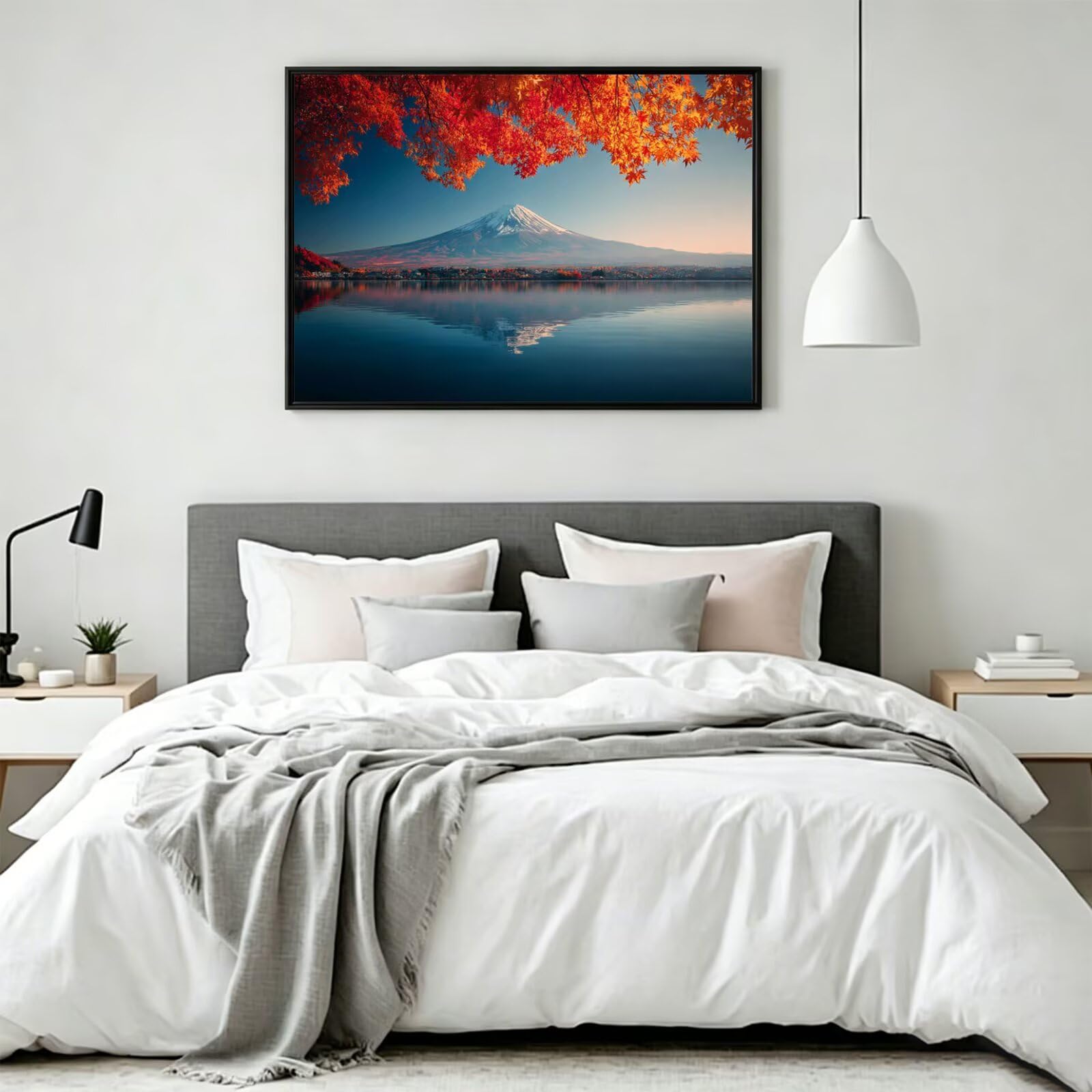 Pintar por Numeros otoño Pinturas Acrilicas paisaje Pintura por Numeros Adultos Lienzos para Pintar, Pintura Acrilica Manualidades, Decoración para Hogar, Regalos Cumpleaños, 90x120cm Sin Marco, q-742