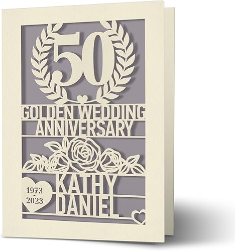 Miniatura 7 de EDSG Tarjeta de aniversario personalizada, regalo para ella, tarjeta de aniversario de boda, regalo de aniversario de boda, tarjeta de feliz