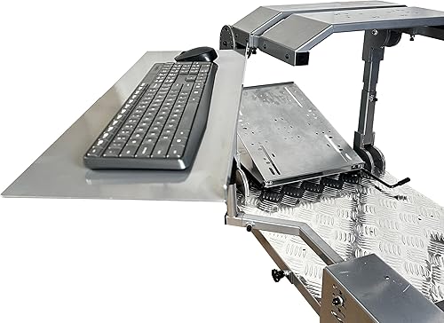 Miniatura 6 de GTR Simulator GTA Pro Model - Bandeja para teclado y mouse (Negro)