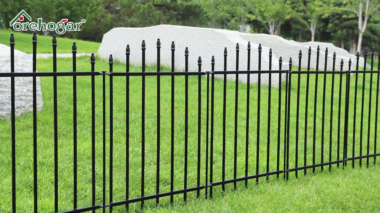 Amazon.com : FOREHOGAR Metal Garden Fence 32 in H x 12 ft L, 6