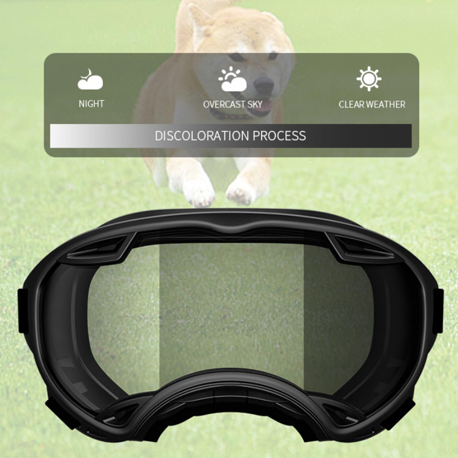 ordinarYone Parasole per animali domestici per passeggiate sportive e giochi Attrezzatura protettiva sicura per cani da compagnia per attività all'aperto