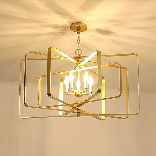 Miniatura 10 de Untrammelife Lámpara colgante de 4 luces