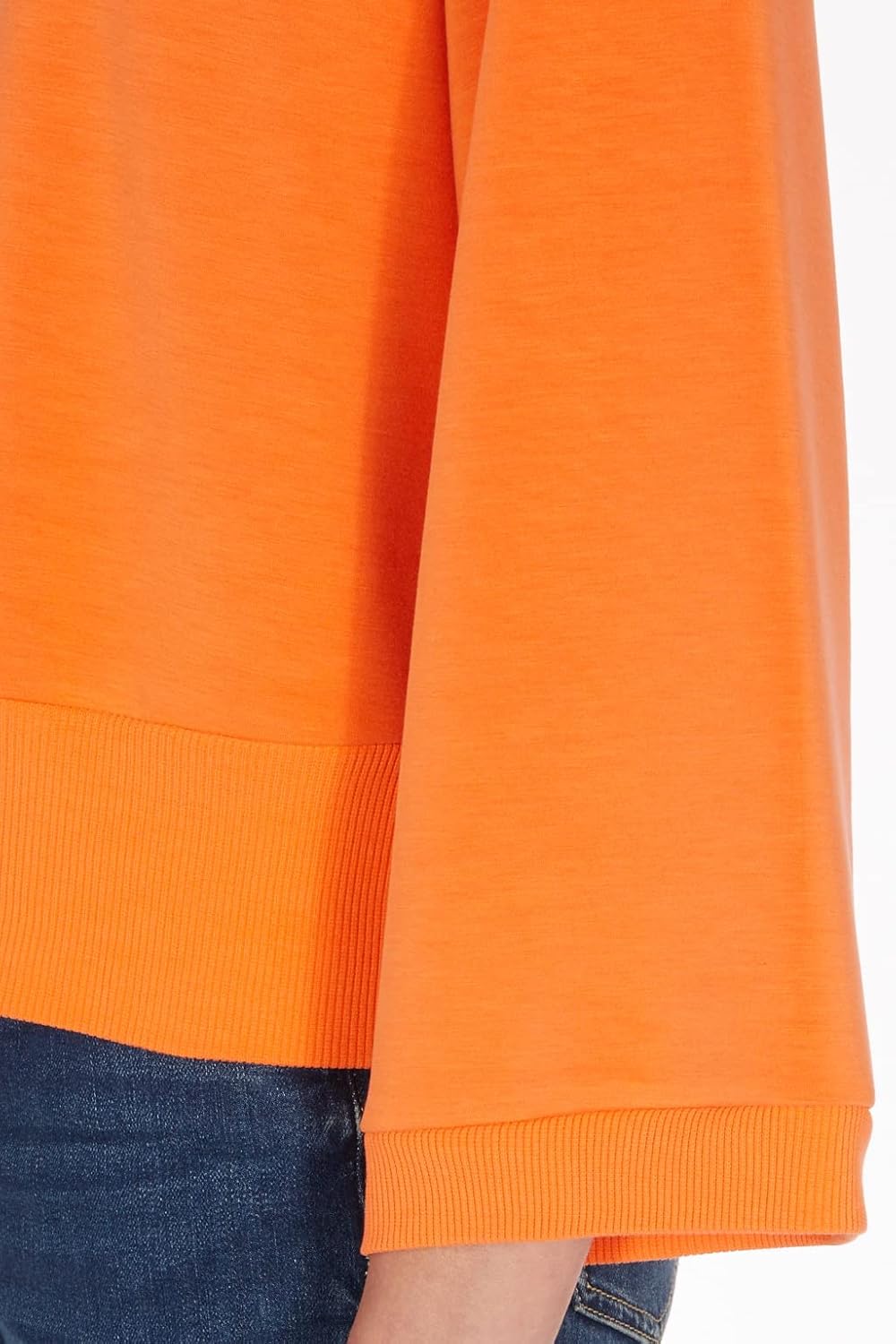 Armani Exchange womens Logo Light Scuba Pullover Sweatshirt - Image 4