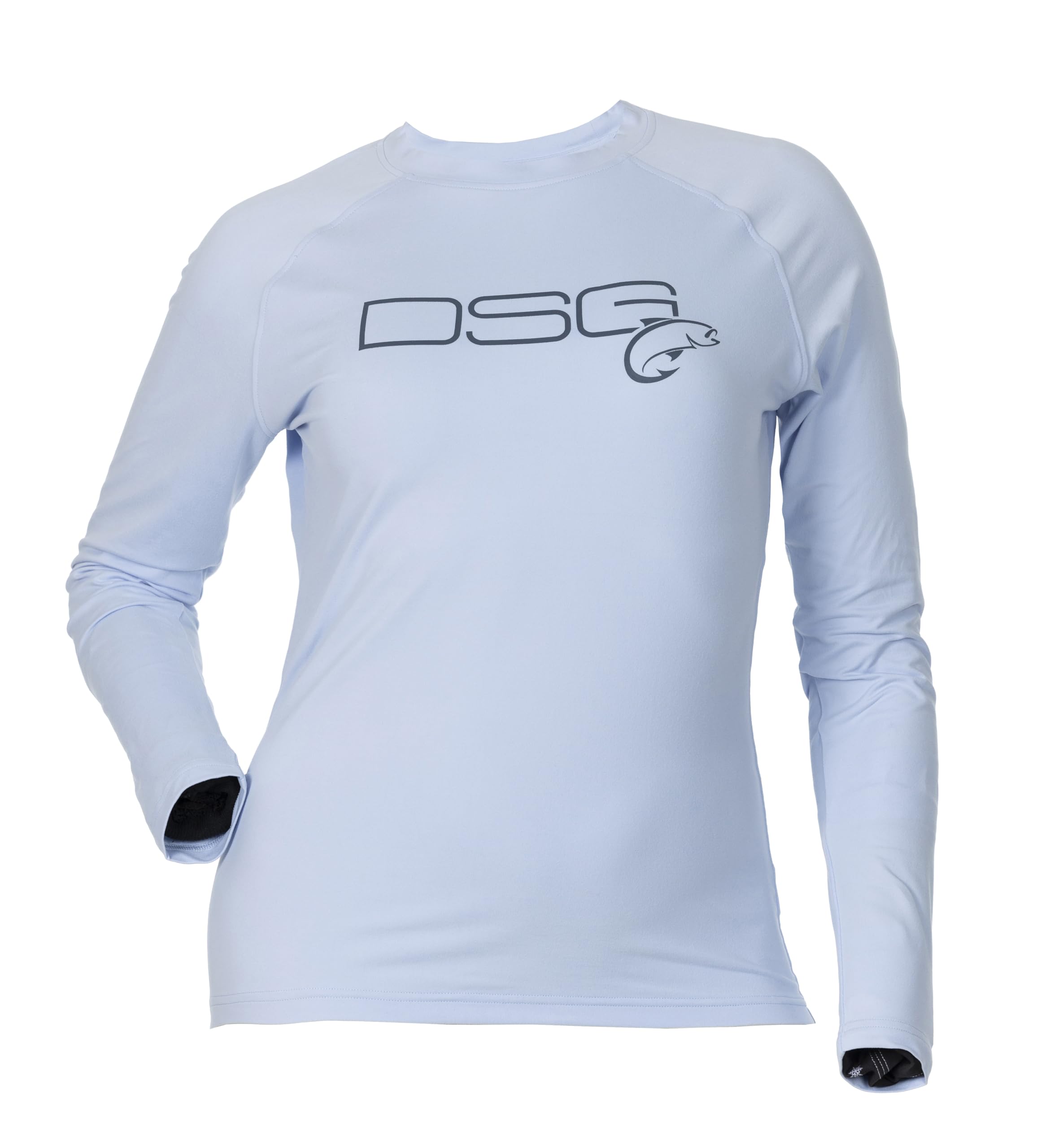 DOING SOMETHING GREAT DSG Outerwear Women's Fishing Solid L/S Shirt - Glacier | XX-Large