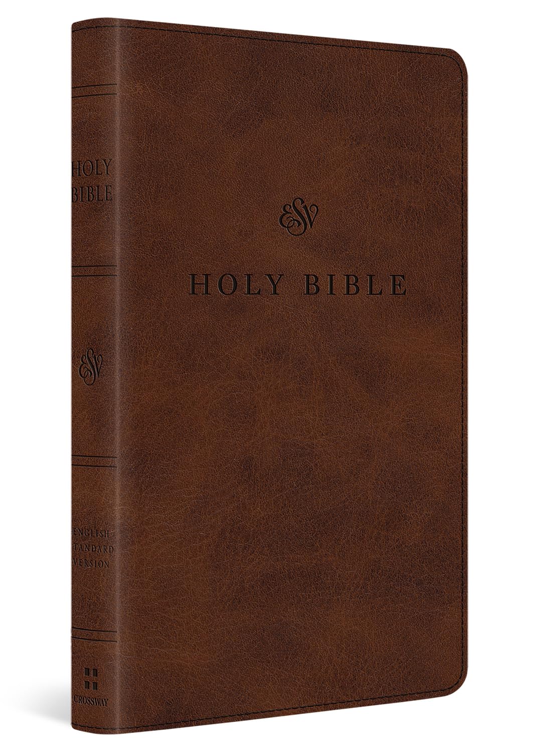 ESV Premium Church Bible Large Print TruTone Brown by Esv Bibles Esv HARDBACK