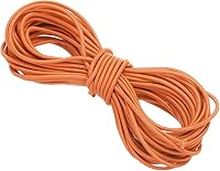 Vista 120 de PATIKIL Cuerda elástica elástica de 109 yardas (328.1 ft), cuerda elástica pesada de 0.059 in, albaricoque para manualidades, correas de gancho