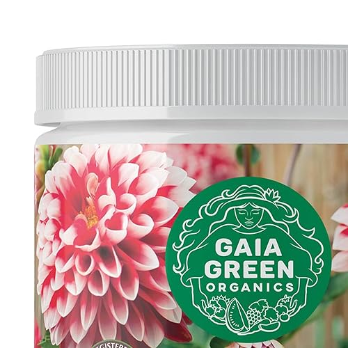 Miniatura 2 de GAIA GREEN Fácil de usar, de larga duración, multiingrediente, Power Bloom para el desarrollo de raíces, plantas con flores y fructificación, 17.64