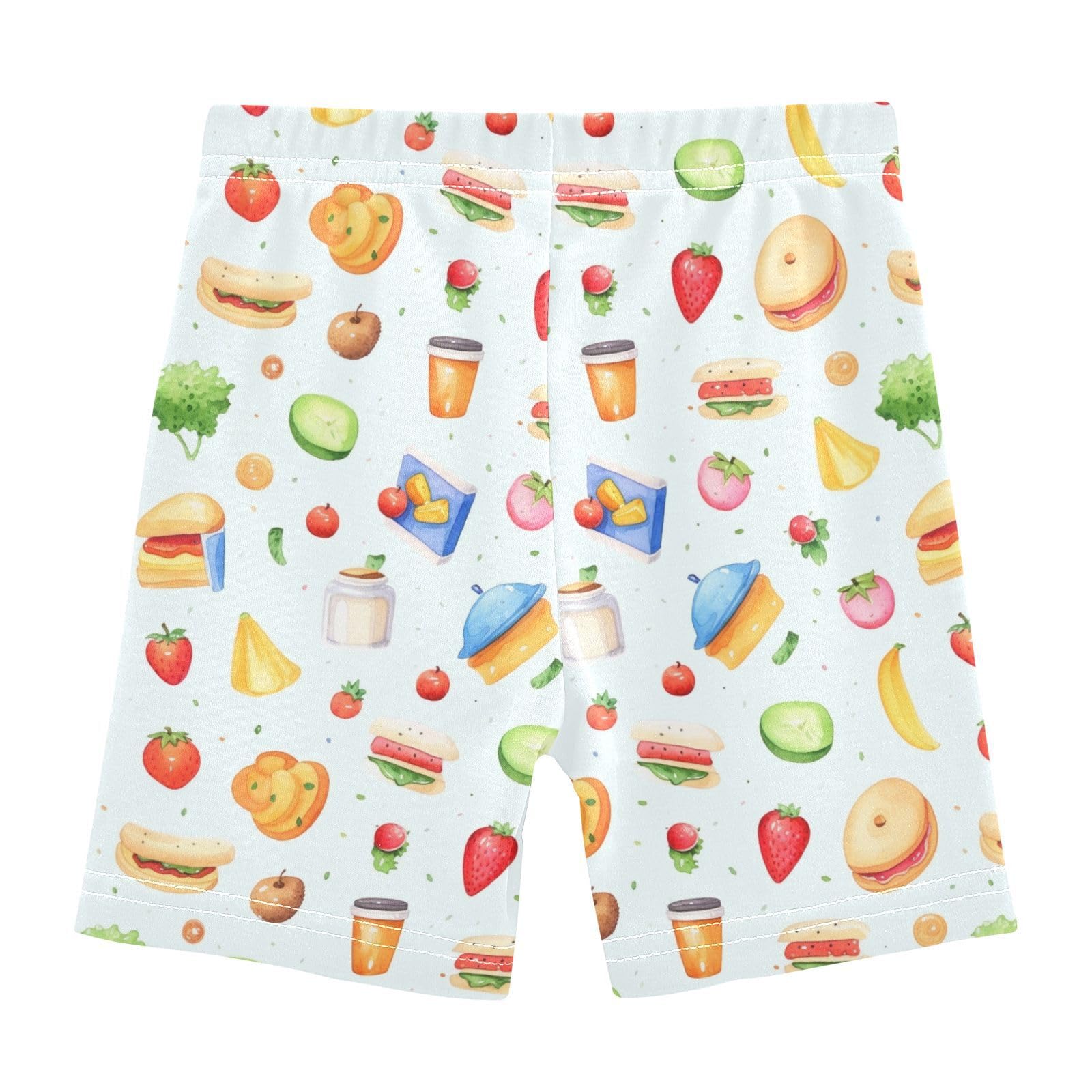 AEZODI Girls Shorts Fruit Dessert Under Dress Girl Bike Cartwheel Shorts Dance Short Multicolor