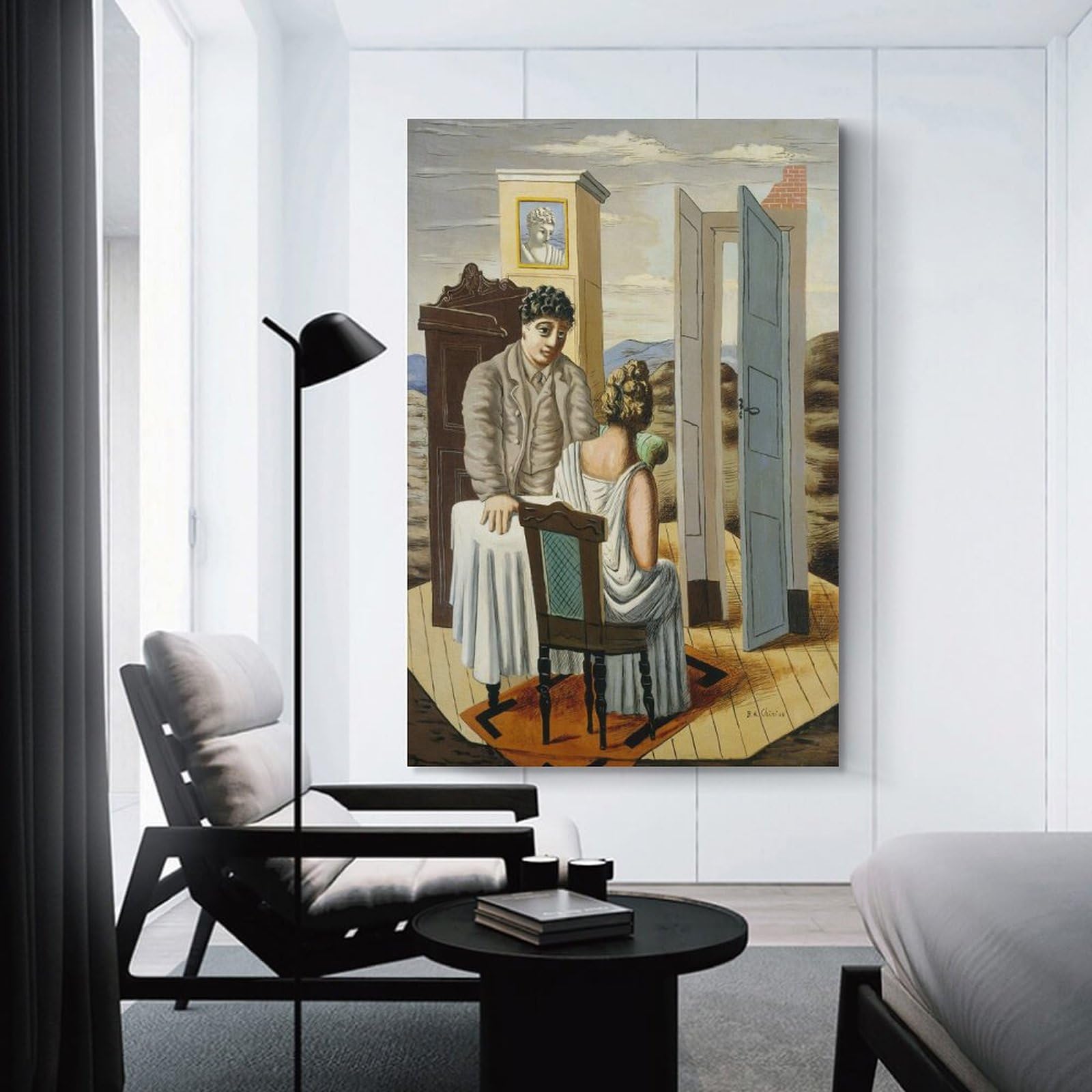 Amazon.co.jp: 画家 ジョルジョ・デ・キリコ 形而上絵画 廃墟の