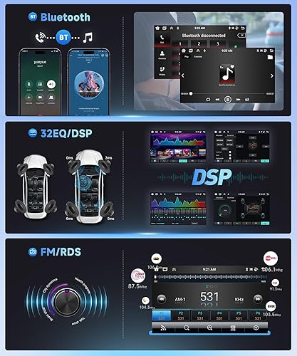 Miniatura 4 de 2G 64G para Mercedes Benz W164 X164 ML350 ML500 ML280 GL320 GL350 GL450 2005-2011 Android estéreo de coche con Apple Carplay, pantalla táctil de 9