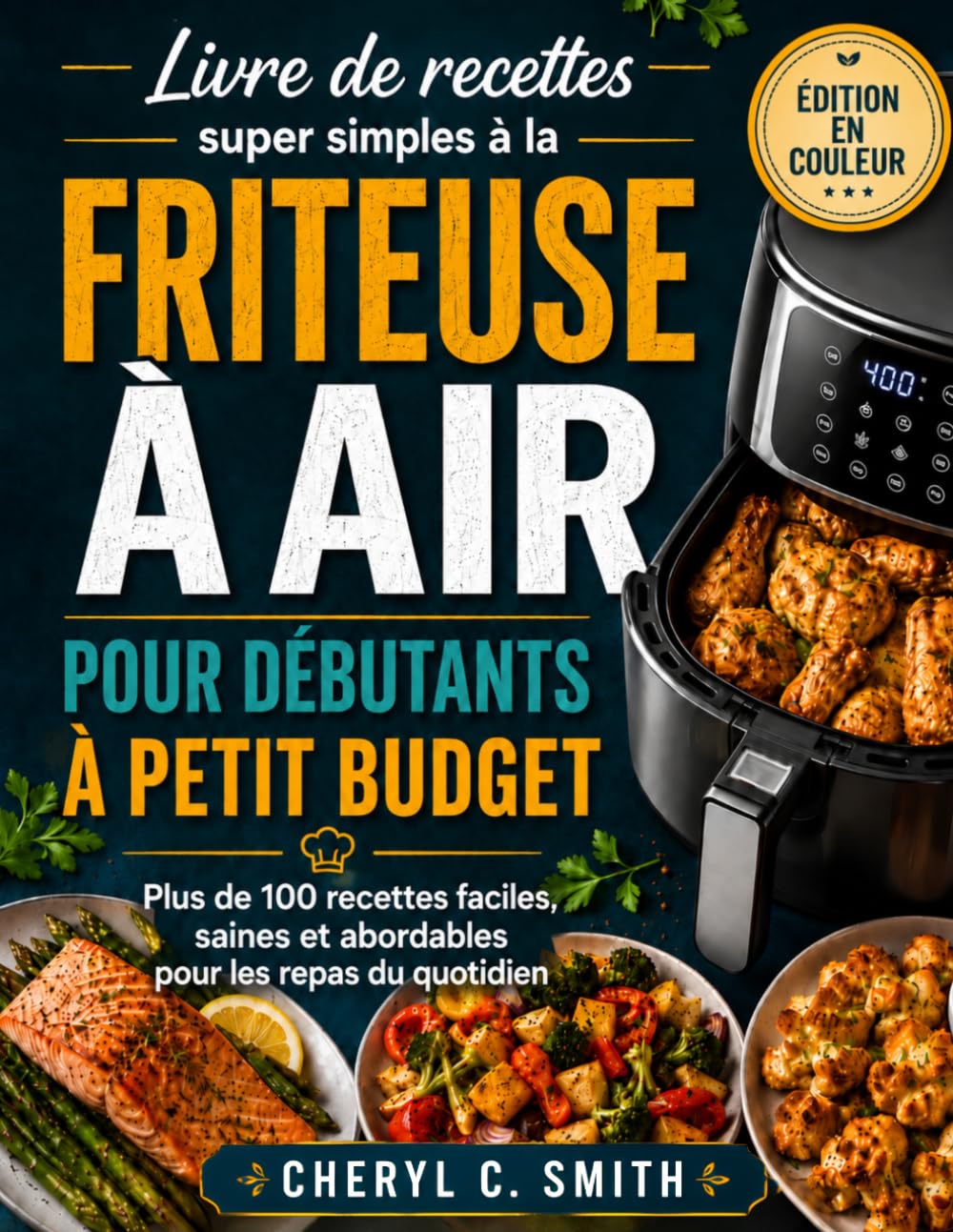Livre de recettes super simples à la friteuse à air pour débutants à petit budget: Plus de 100 recettes faciles, saines et abordables pour les repas du quotidien