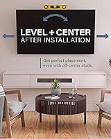 Vista 8 de SANUS Soporte de pared inclinable para TVs de 46" - 90" o 150 libras - Soporte de inclinación premium con ajuste universal - Extensión suave de 5.7