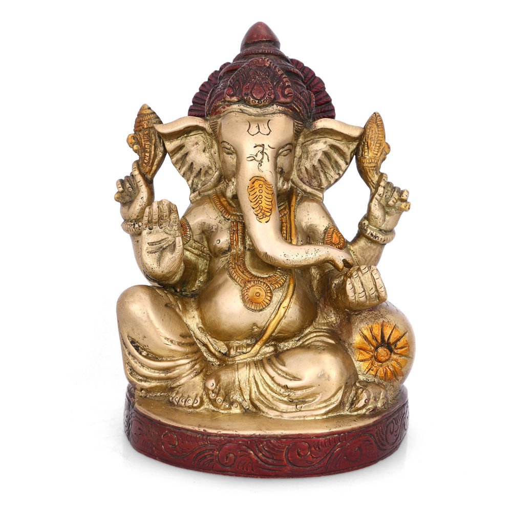 Escultura hindú de Ganesha en latón el regalo perfecto para inauguración de casa