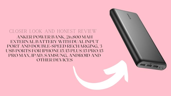 Amazon.com: Anker Power Bank, 26,800 mAh External Battery
