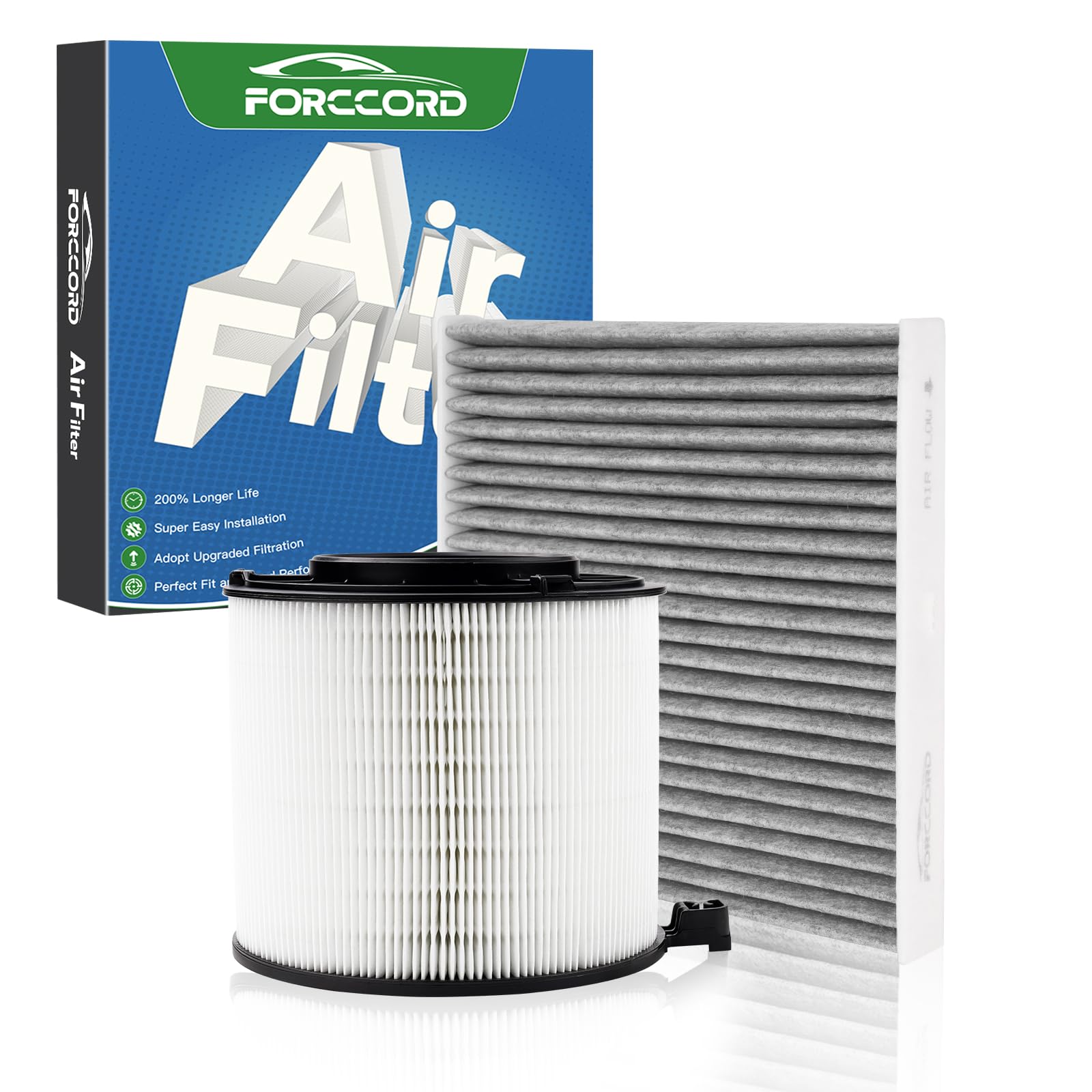 Cabin &amp; Engine Air Filter Combo for Audi Q5 2018-2025, Q5 Sportback 2021-25