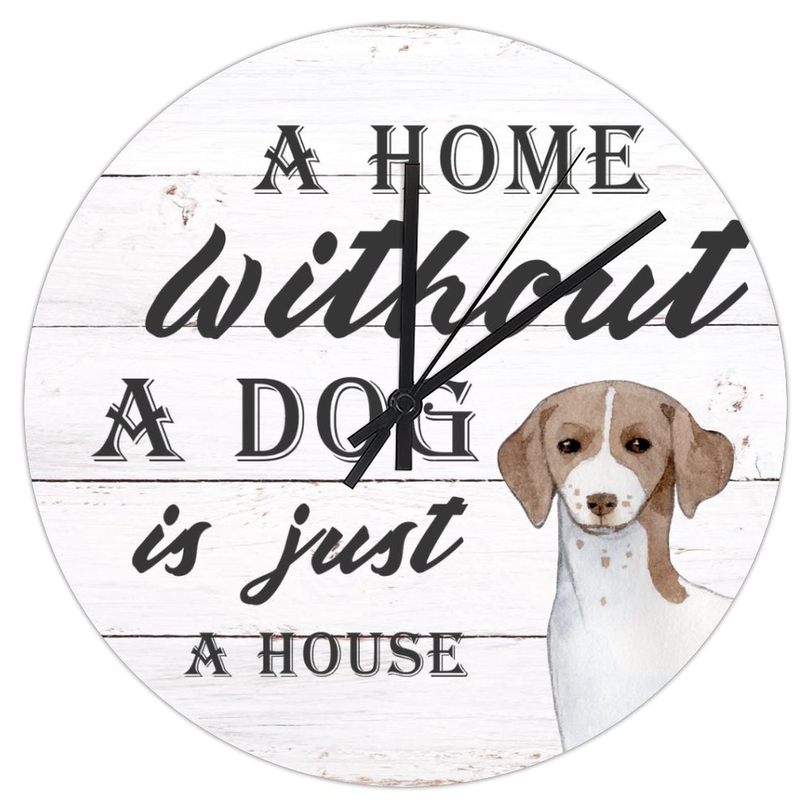 Horloge murale chien Boxer silencieuse pour décorer votre salon
