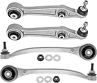 Vista 95 de Detroit Axle - 4 brazos de control de extremo delantero para Nissan Frontier Xterra 2000-2004 Brazos de control inferior y superior con rótulas