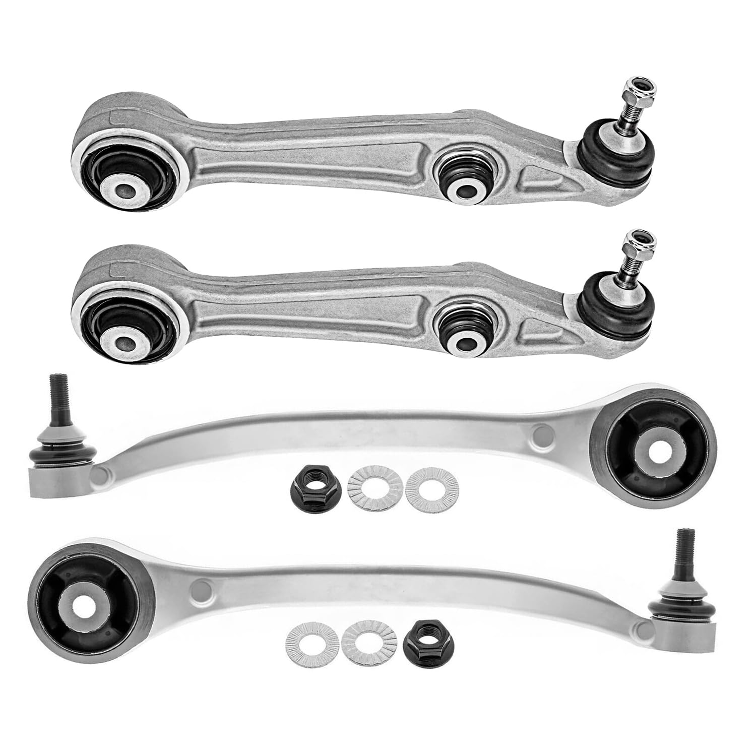 Detroit Axle - 4pc Lower Control Arms for 2012-2024 Tesla S 2016-2024 X