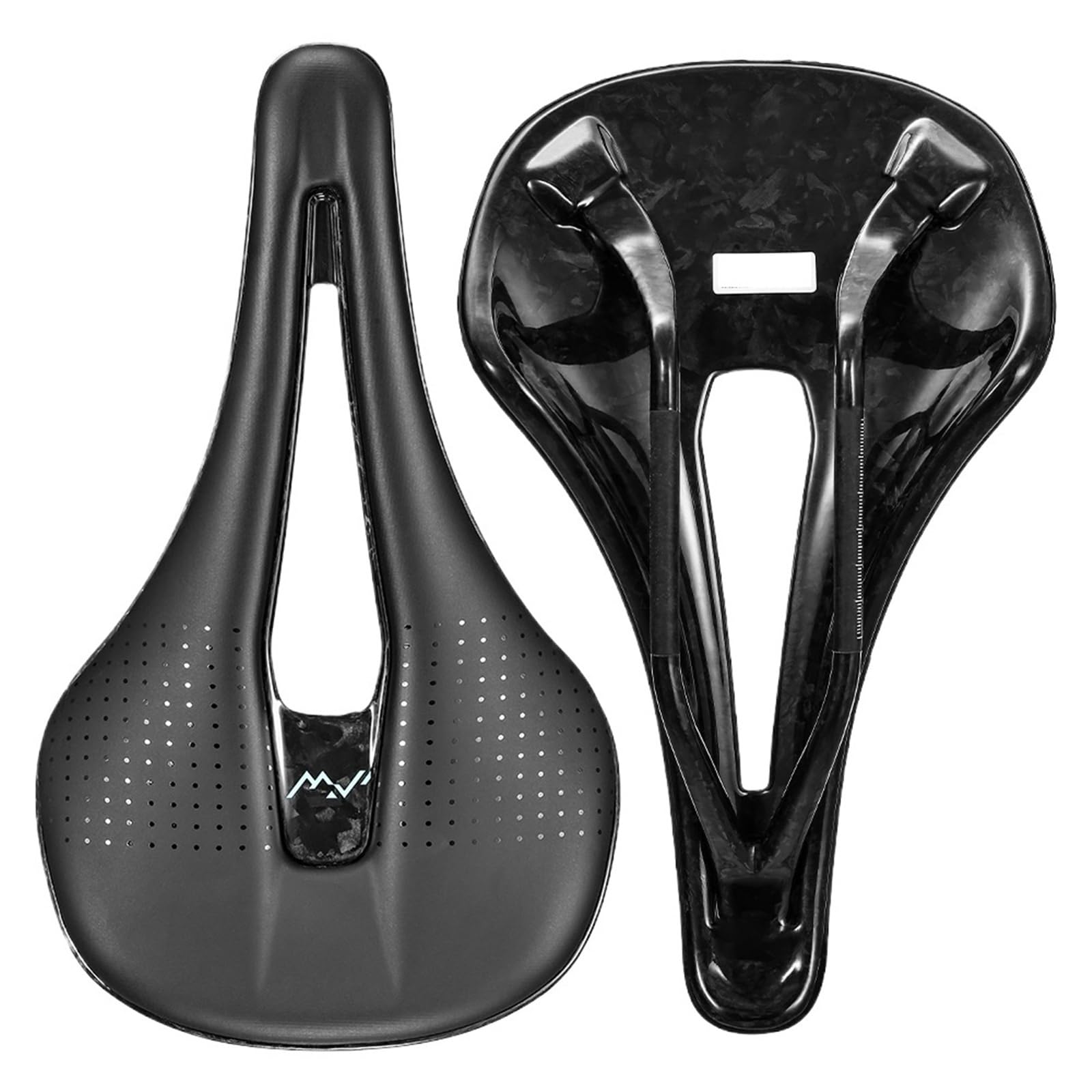 Generico Compatibile for RYET Sella Full Carbon Stampata in 3D 140mm Super Leggero 165g Cuscino del Sedile for Bicicletta da Corsa MTB da Strada,Componenti