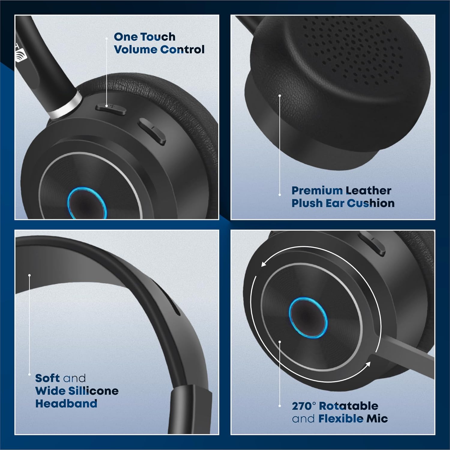 Comfort features of TruVoice BT75 Headset
