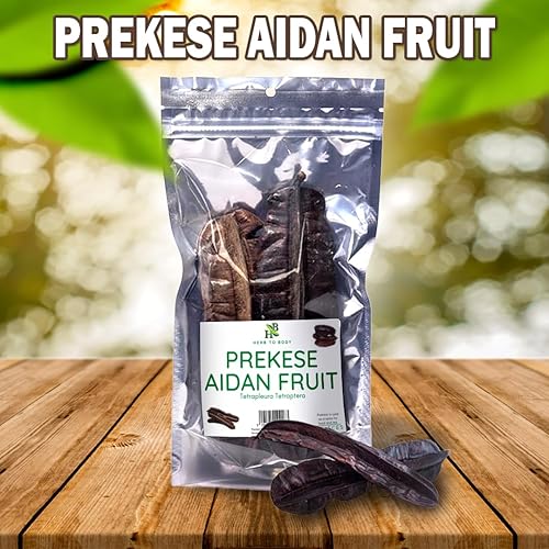 Miniatura 4 de Herb To Body Prekese Aidan Fruit Organic - 2 cápsulas enteras, tetrapleura tetraptera, hierbas secas africanas para té de hierbas y condimentos,