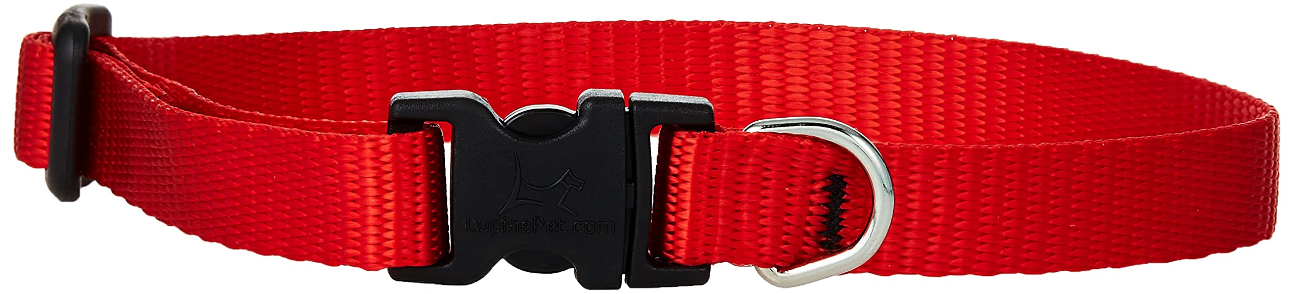 LupinePet Basics 1/2 Red Collar