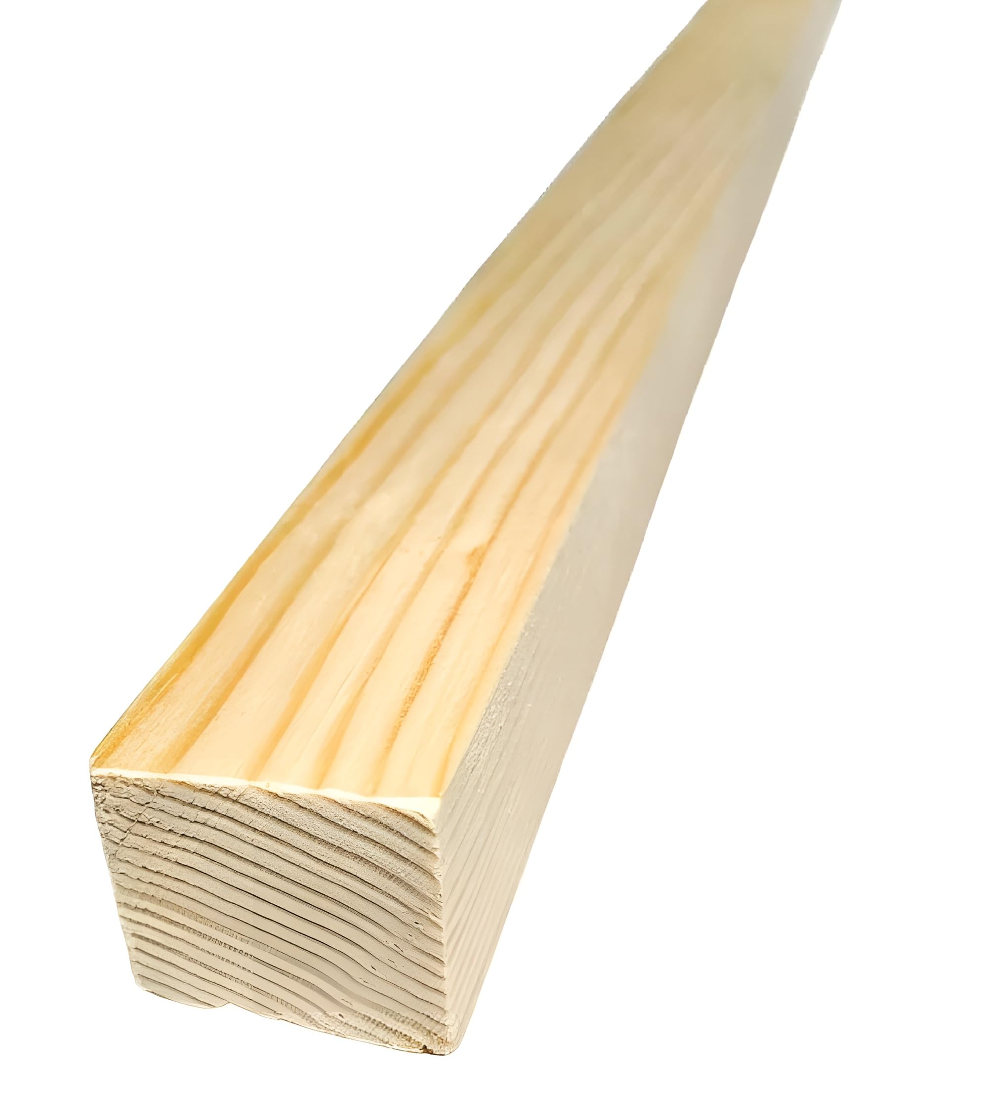 MW Profiles 2.48M (8.14 ft) Pinewood Timber Moulding 50x50 mm – Smooth Planed Finish – Natural Wood 2.48 m Length (1, 50x50 mm)