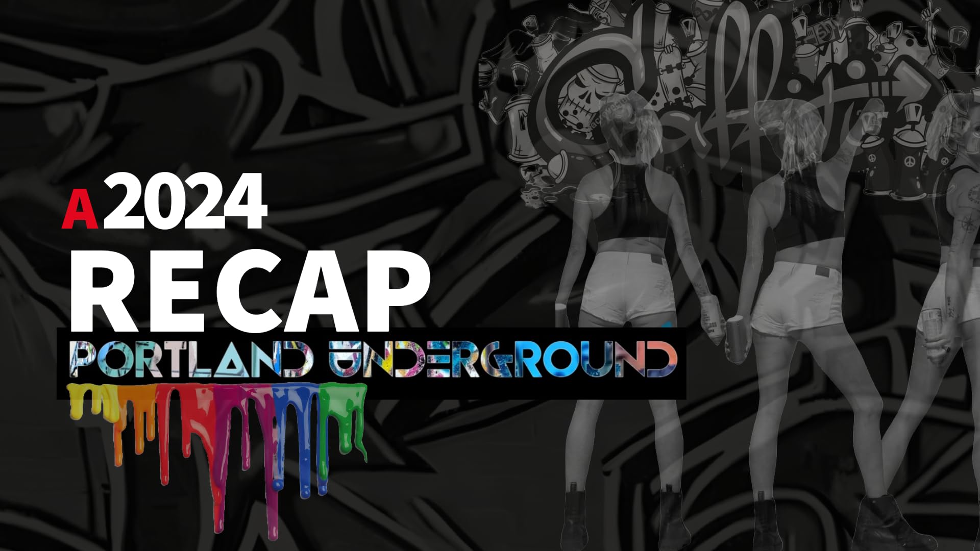 Portland Underground Street Art 2024 livre art urbain
