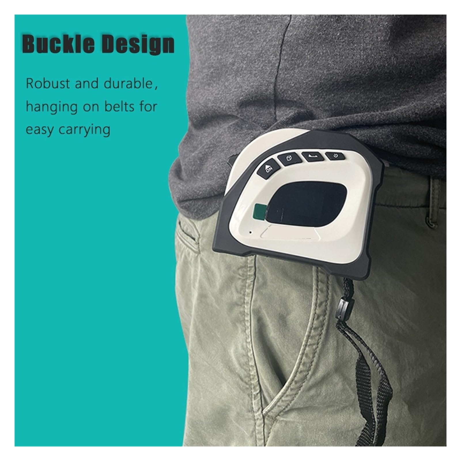 Medidor de Distancia Cinta métrica láser 40M, 5M, Cable Rollo retráctil Digital, telémetro, Herramienta medición for carpintería Precisión Flexibilidad Medición