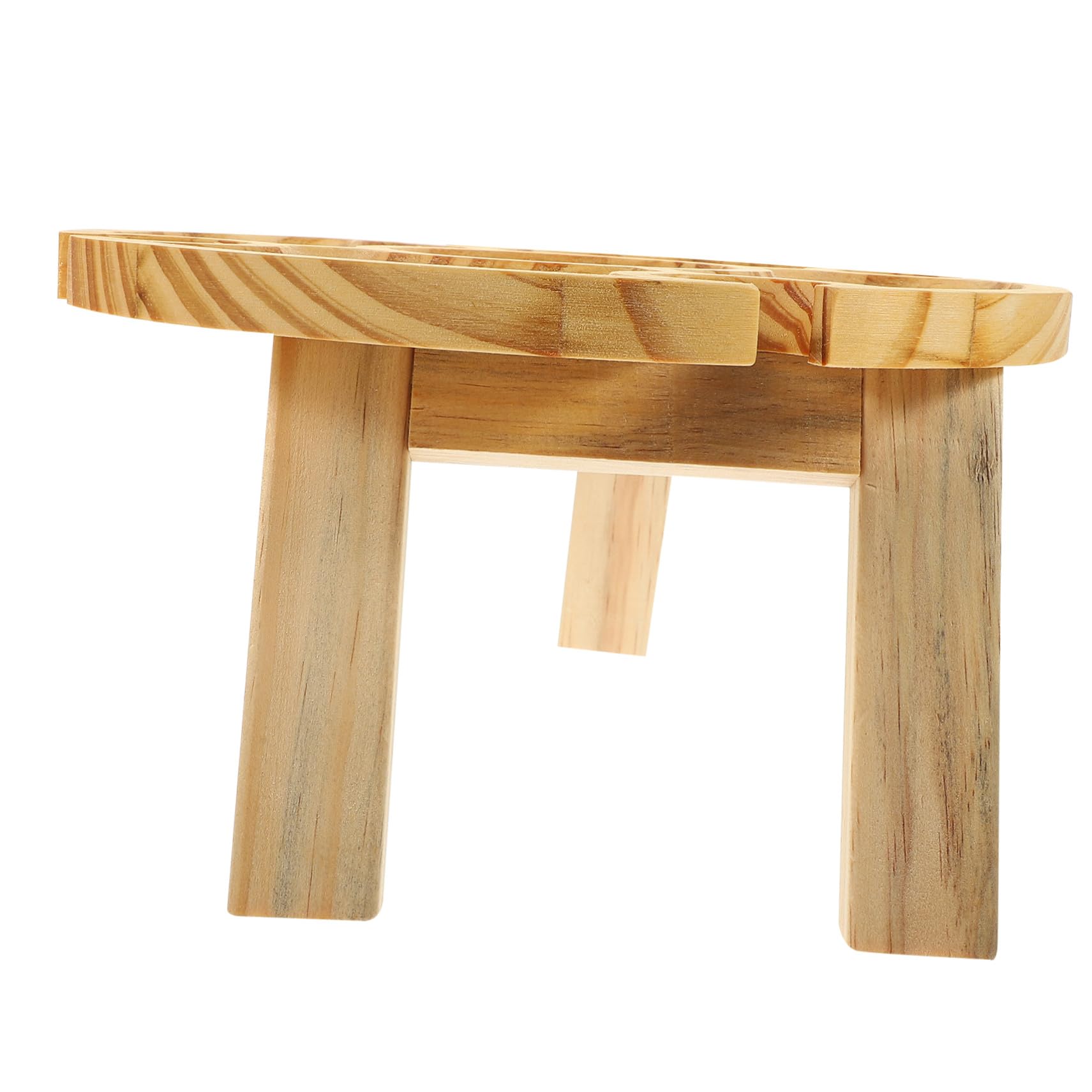 Table de pique-nique pour vin en bois de plage et support de rangement extérieur