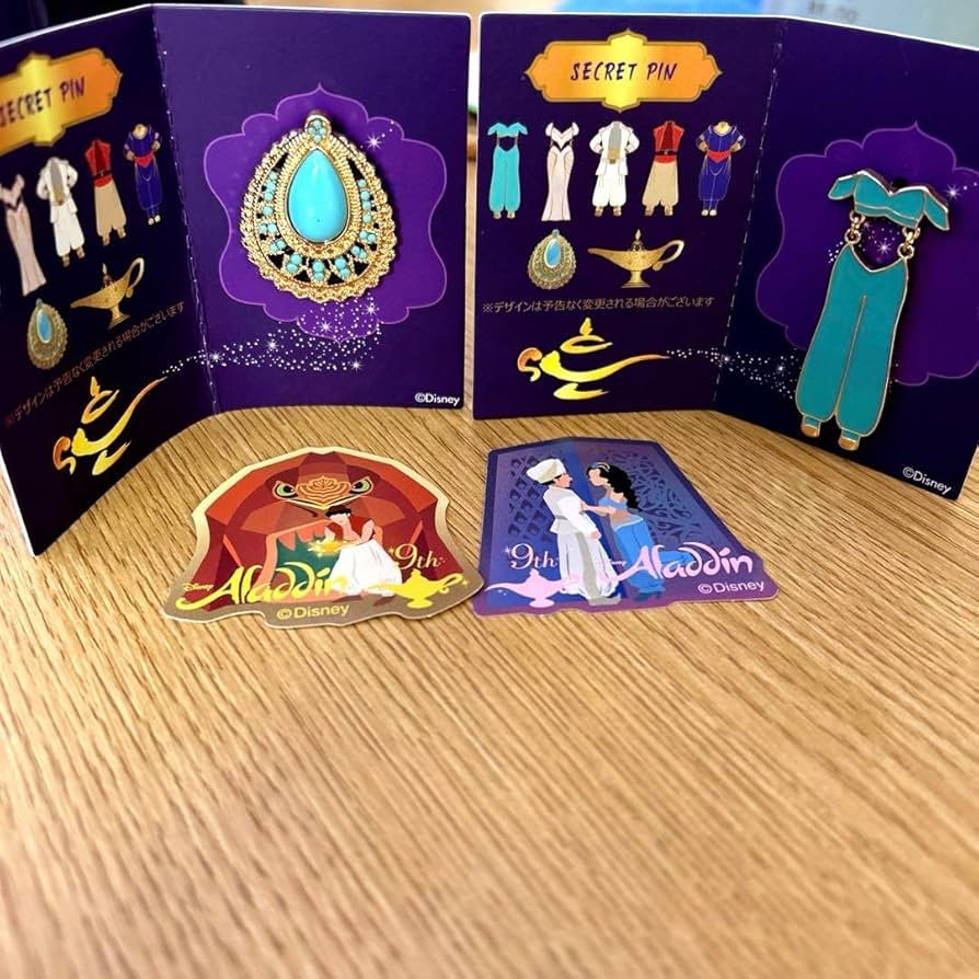 新品未使用　アラジン　10周年　ピンブローチ 新品未使用 アラジン 10周年 ピンブローチ