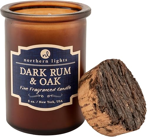 Miniatura 2 de Northern Lights Candles Velas espirituales, ron oscuro y roble