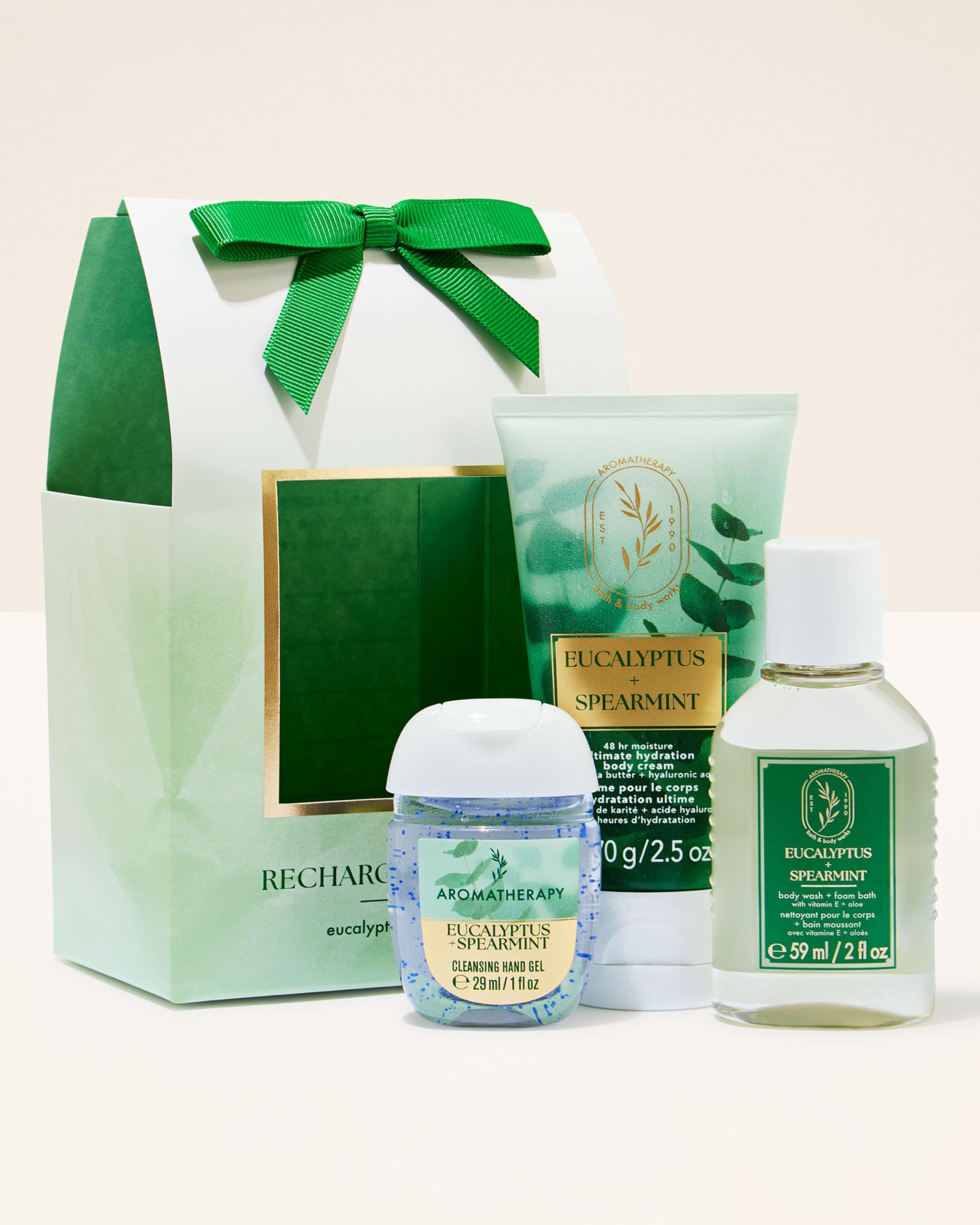 Bath & Body Works Eucalyptus Spearmint Gift Set| Body Care sets - Bath Sets | For Men and Women | Kit for Birthday ,Anniversary & All Special Occasions | Premium Gift Packaging | Luxury Giftsets - Set of 3-image-35