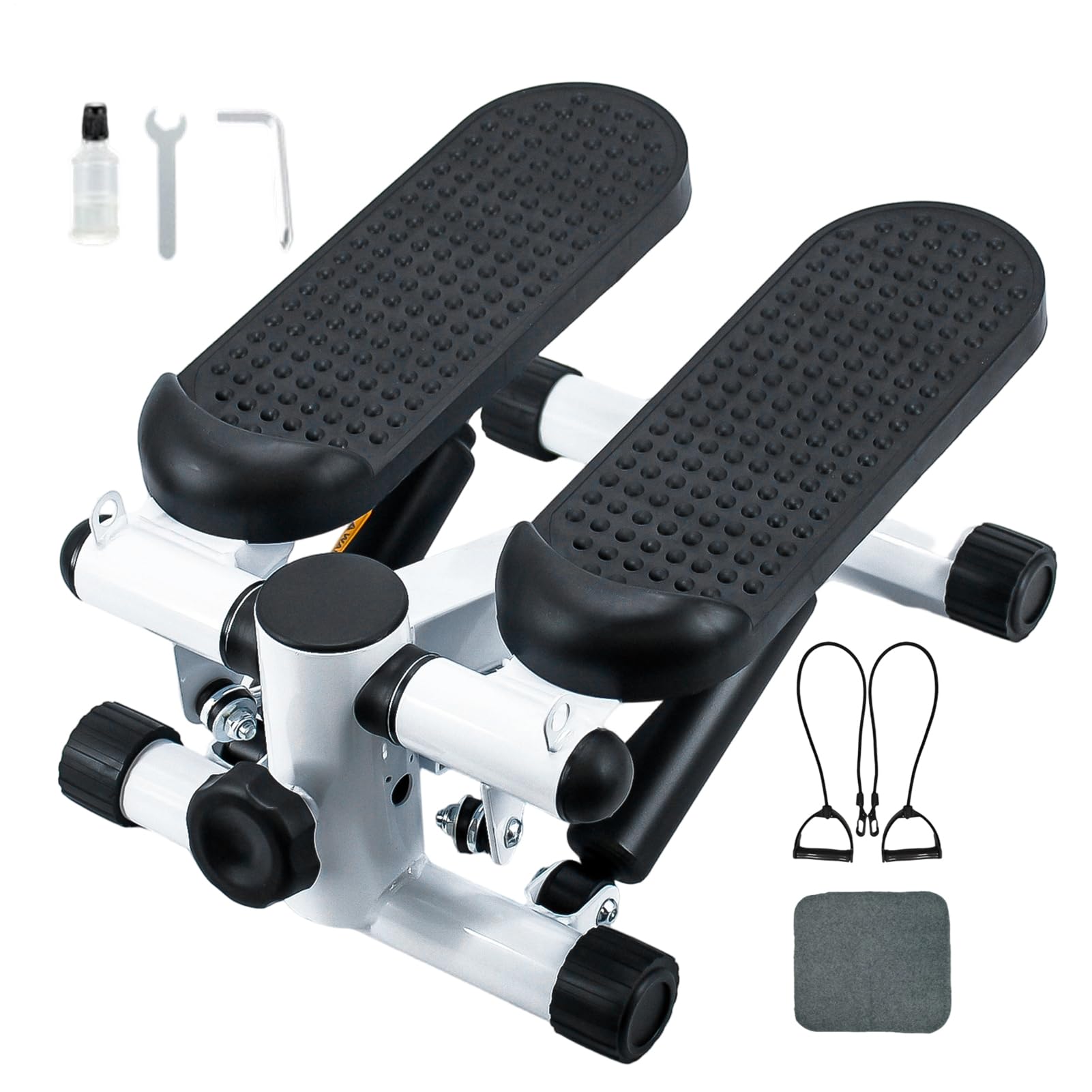 Stepper per Scale Stepper da Cammino con Bande Elastiche | Macchina per Allenamento Completo del Corpo Per Palestra Casa Ufficio Viaggio Fitness Indoor