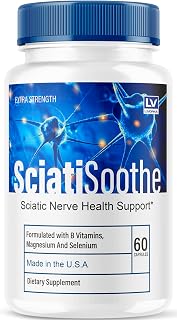 LIVORKA Sciatisoothe - Sciatisoothe Supplement, Sciati Soothe, Sciatisoothe Vitamins, Sciati Soothe Capsules, Sciatic Sooth, 60 Capsules for 1 Month