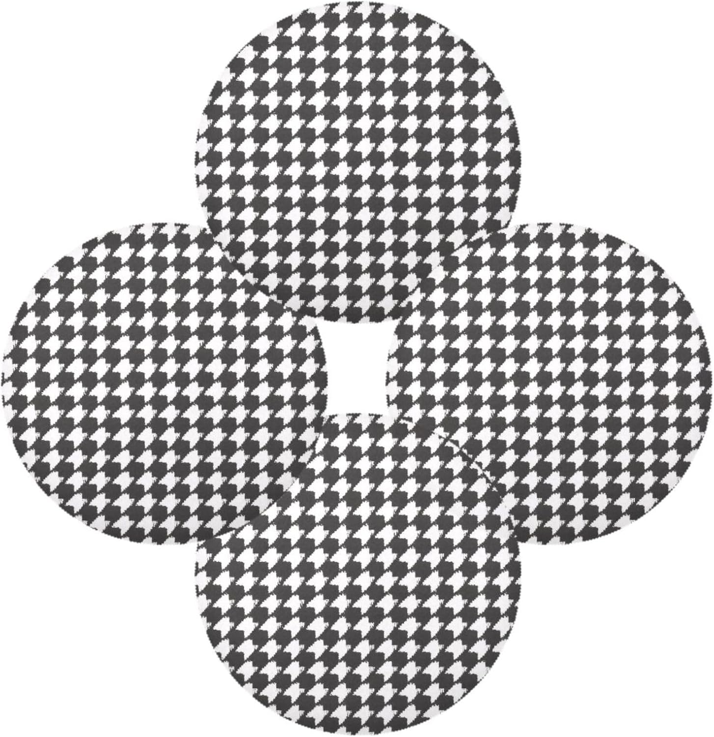 Nander Round Placemats Washable Dining Table,Place Mats Polyester Kitchen Table Mats,Set of 6