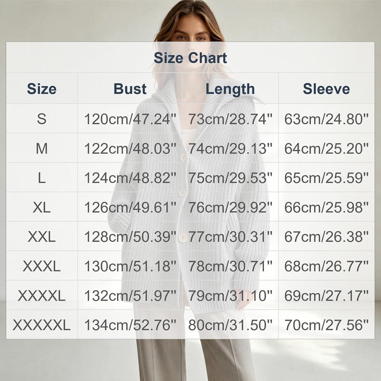 Women's Cable Chunky Knit Plus Size Cardigan Sweater with Pockets