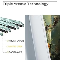 Vista 54 de Cortinas opacas de mariposa para decoración del hogar de niñas y niños, hermosas flores en acuarela, con ojales, aislamiento térmico, cortinas