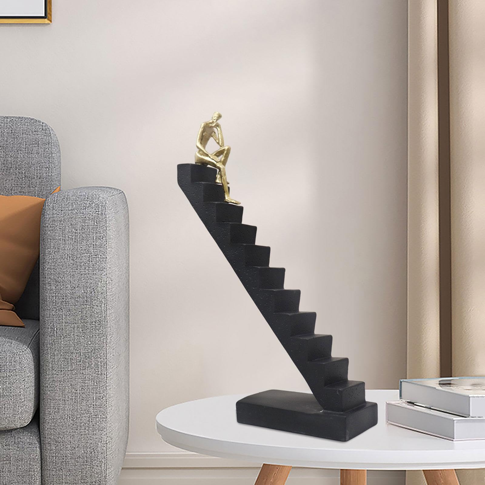 Escultura De Escalera De Resina Carácter Abstracto,Estilo C