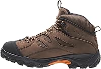 Vista 6 de Wolverine Hudson Steel Toe Mid Sr Hiler Botas de moda para hombre Marrón oscuro/Negro