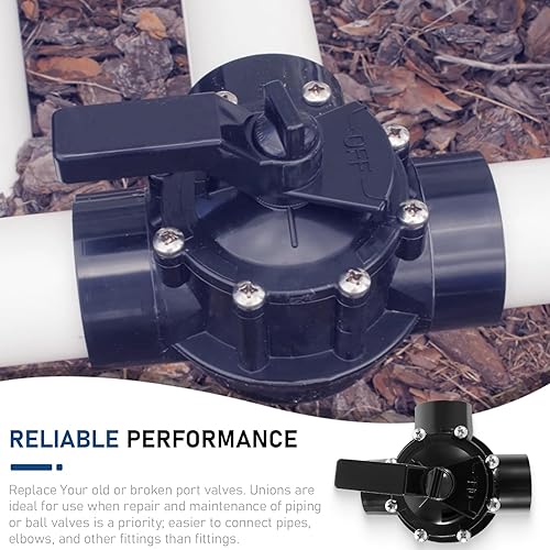 Miniatura 4 de Bzsunway 4715 Válvula desviadora de 3 puertos de 1.5 a 2 pulgadas para Jandy Válvula desviadora de sello positivo de 3 vías de 1.5 pulgadas