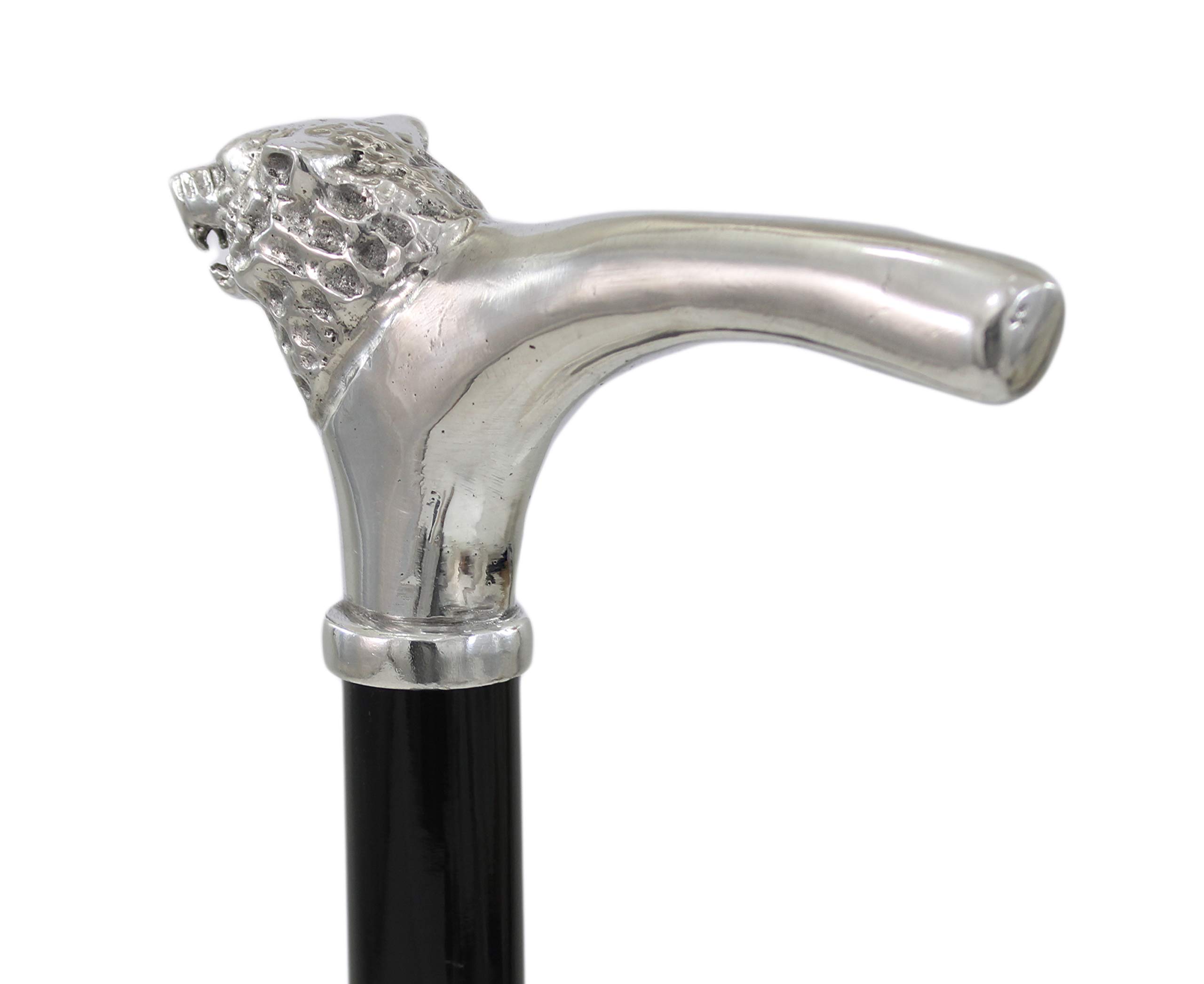 Bastón de paseo para ancianos lobo elegante para ceremonia ortopédica, para hombre y mujer personalizado hecho a mano CAVAGNINI Italia