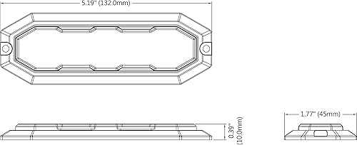 Miniatura 7 de UT01 Luz estroboscópica de emergencia de montaje en superficie para rejilla de advertencia Clase SAE 1 Doble color IP68 para vehículos de