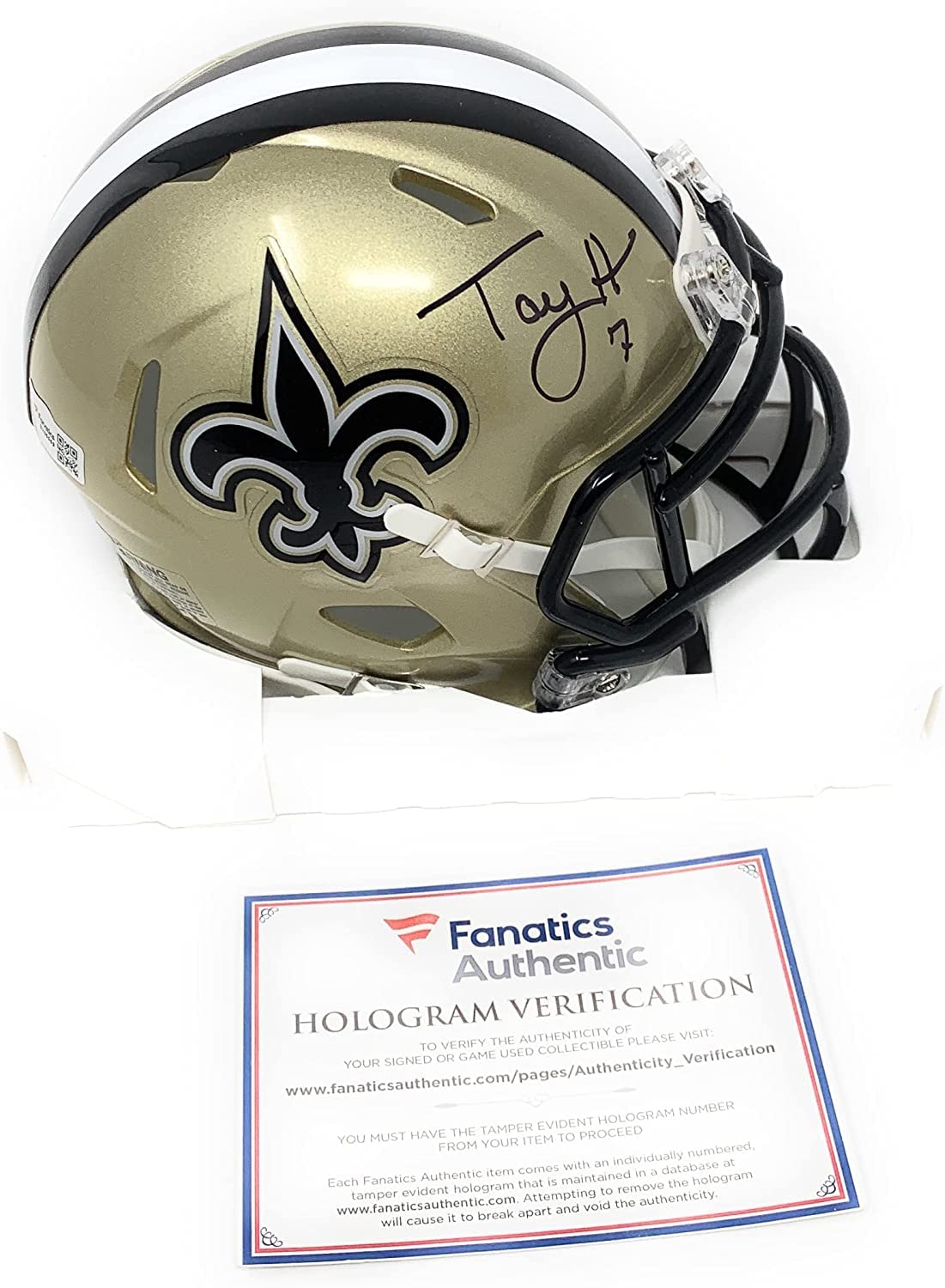 Taysom Hill New Orleans Saints Signed 